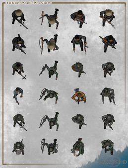 Fantasy Grounds - Top Down Tokens - Vietnam Soldiers
