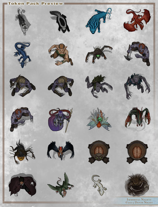 Fantasy Grounds - Top-Down Tokens - More Monsters 2 Featured Screenshot #1