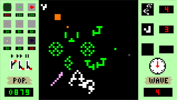 Screenshot 4 of Spaceships and Cellular Automata - final gameplay screenshot