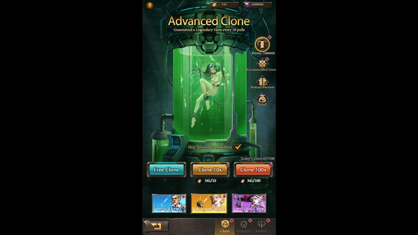Screenshot of Apoclone gameplay showing in-action mechanics