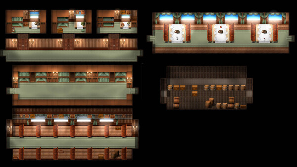 RPG Maker MV - KR Vintage Steam Train Tileset