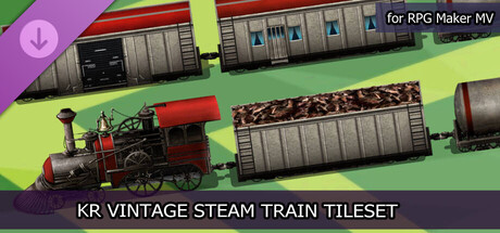 RPG Maker MV - KR Vintage Steam Train Tileset Header Image
