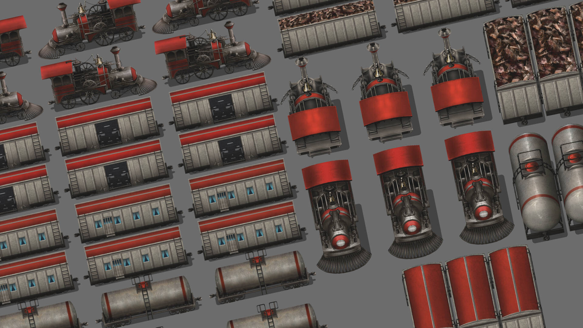 RPG Maker MV - KR Vintage Steam Train Tileset Featured Screenshot #1