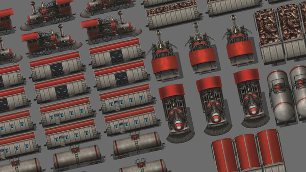 RPG Maker MV - KR Vintage Steam Train Tileset
