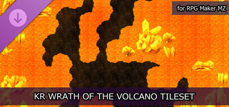 Ảnh chụp màn hình (5) RPG Maker MZ - KR Wrath of the Volcano Tileset