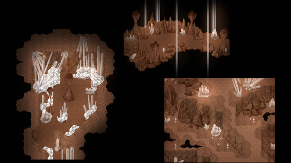 RPG Maker MZ - KR Quartz Cave Tileset