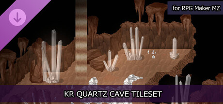 RPG Maker MZ - KR Quartz Cave Tileset Header Image