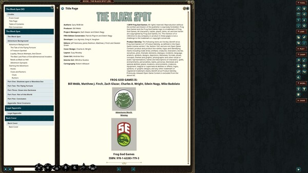 Fantasy Grounds - The Black Spot