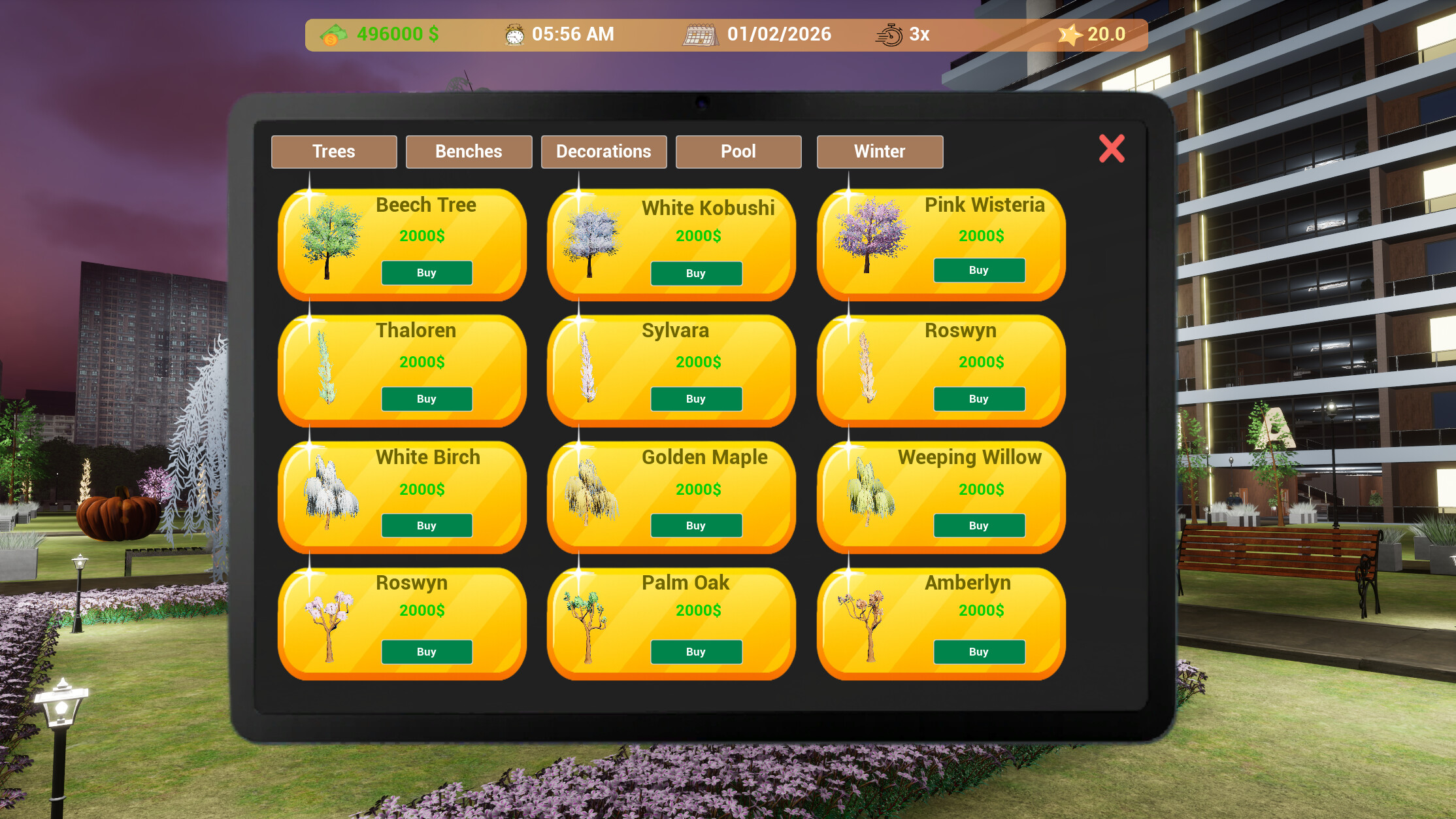 Site Management Simulator