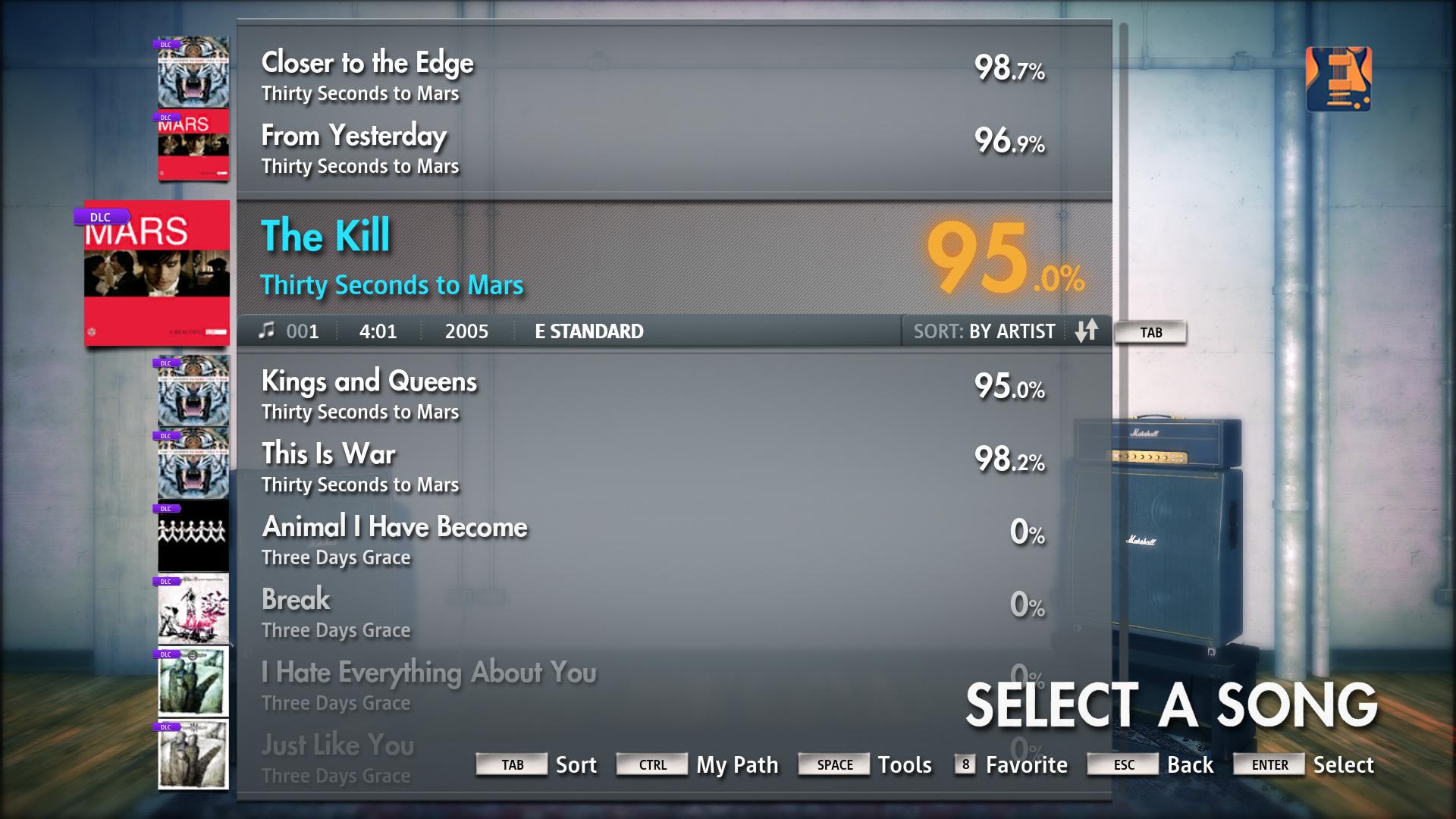 Rocksmith® 2014 – Thirty Seconds to Mars - “The Kill” Featured Screenshot #1