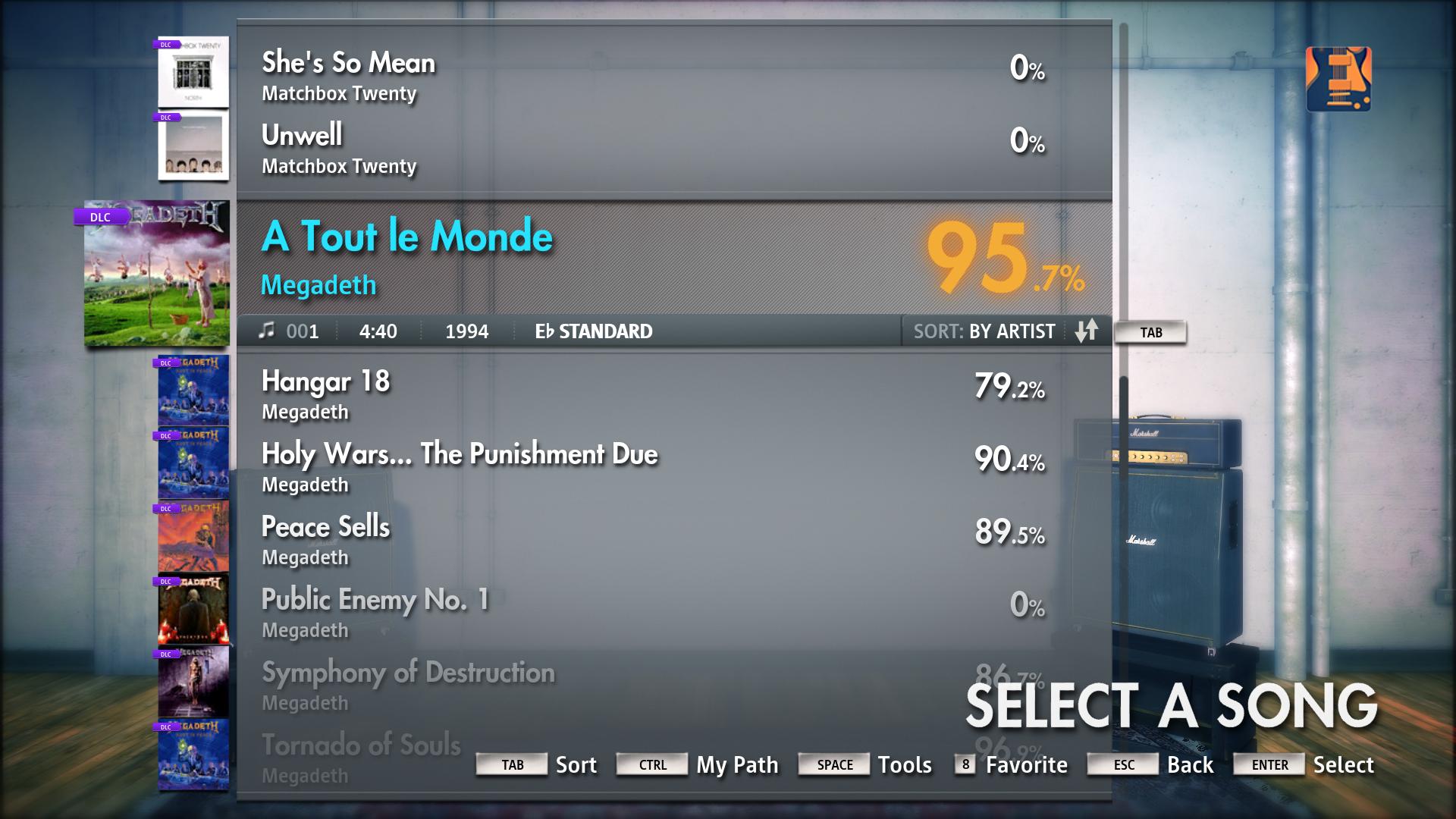 Rocksmith 2014 – Megadeth - “A Tout Le Monde” screenshot 3