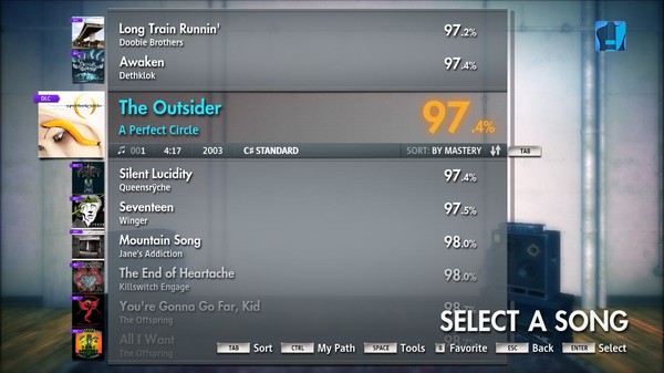Rocksmith® 2014 – A Perfect Circle - “The Outsider”