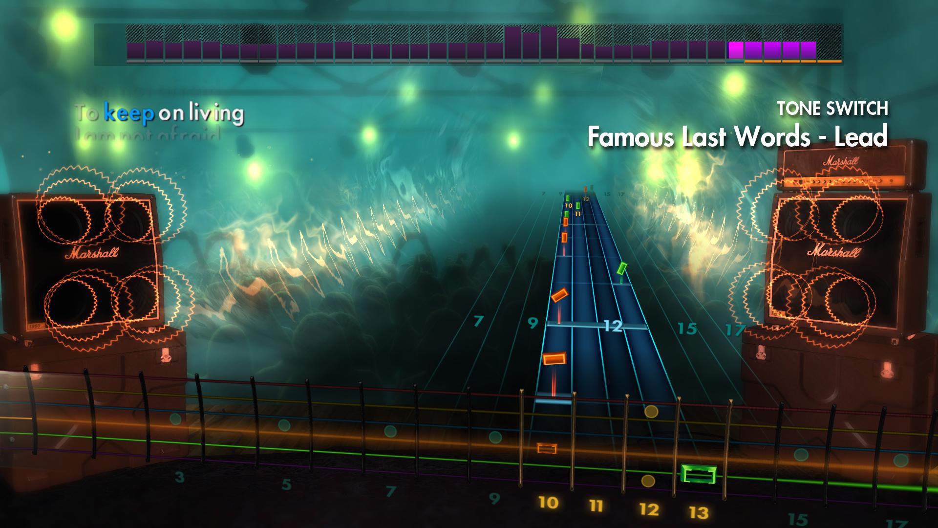 Rocksmith® 2014 – My Chemical Romance - “Famous Last Words” Featured Screenshot #1