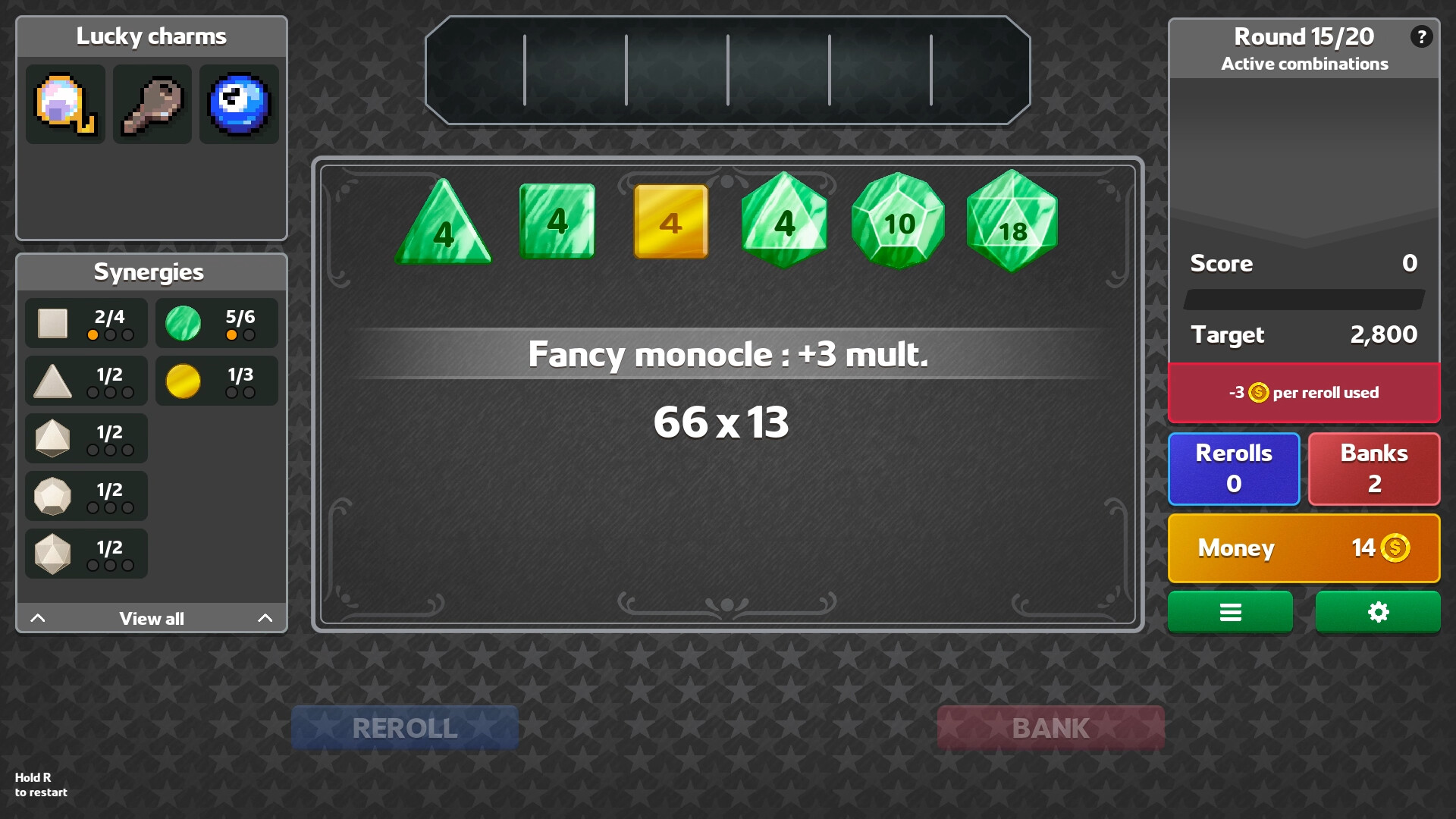 #7. Dice Dice Baby Demo (Steam) 来自: Nugget Games Studio