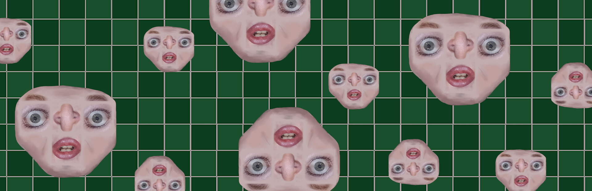Falling Face Fragments