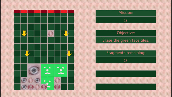 Falling Face Fragments screenshot 2