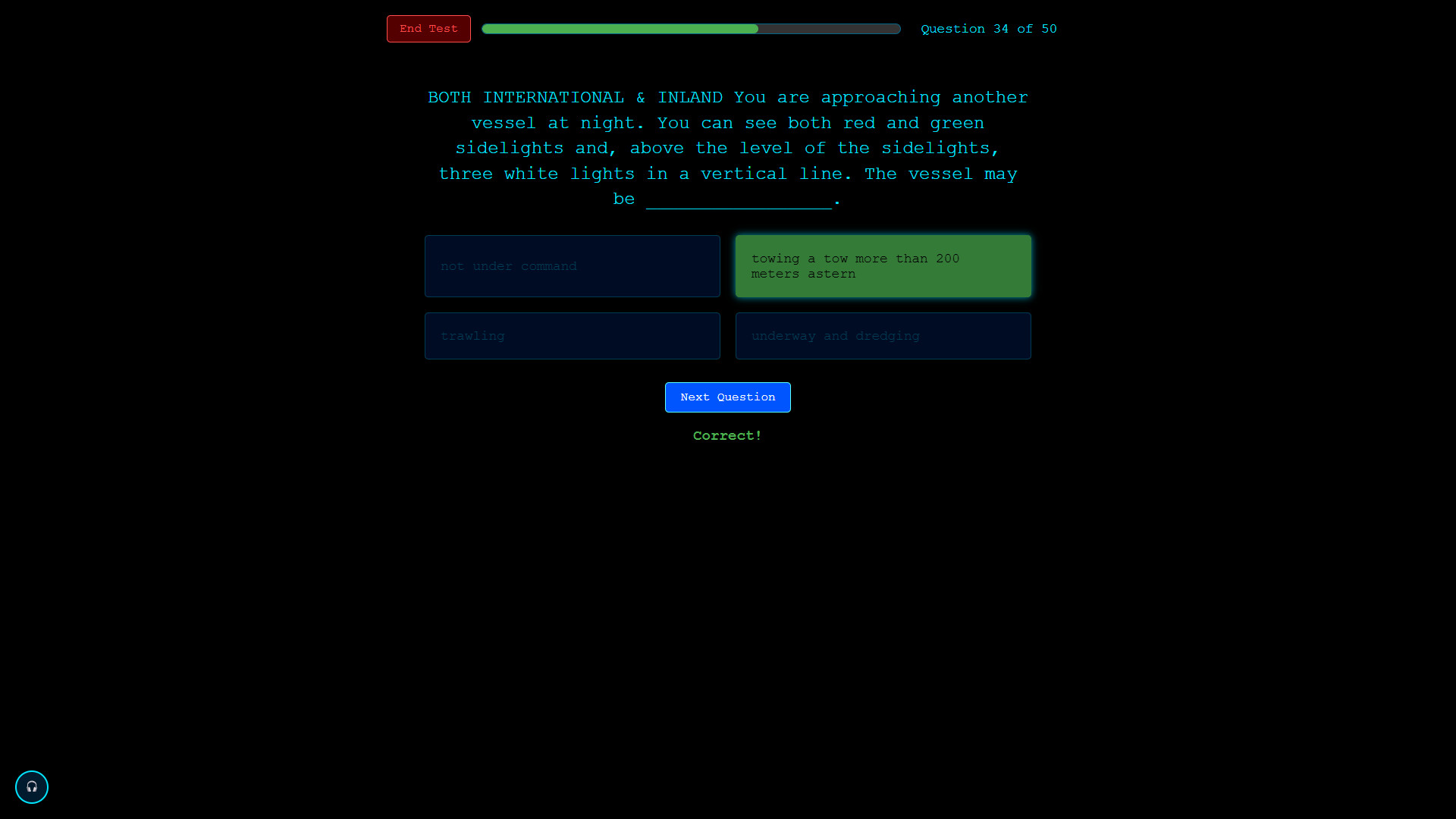 Watchstander: COLREGS/Rules of the Road Training Administrator screenshot