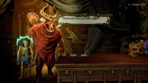 Screenshot of Bone fixer shop gameplay showing in-action mechanics
