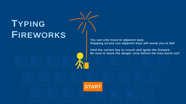 Typing Fireworks Demo
