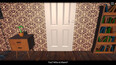 A package is behind the door