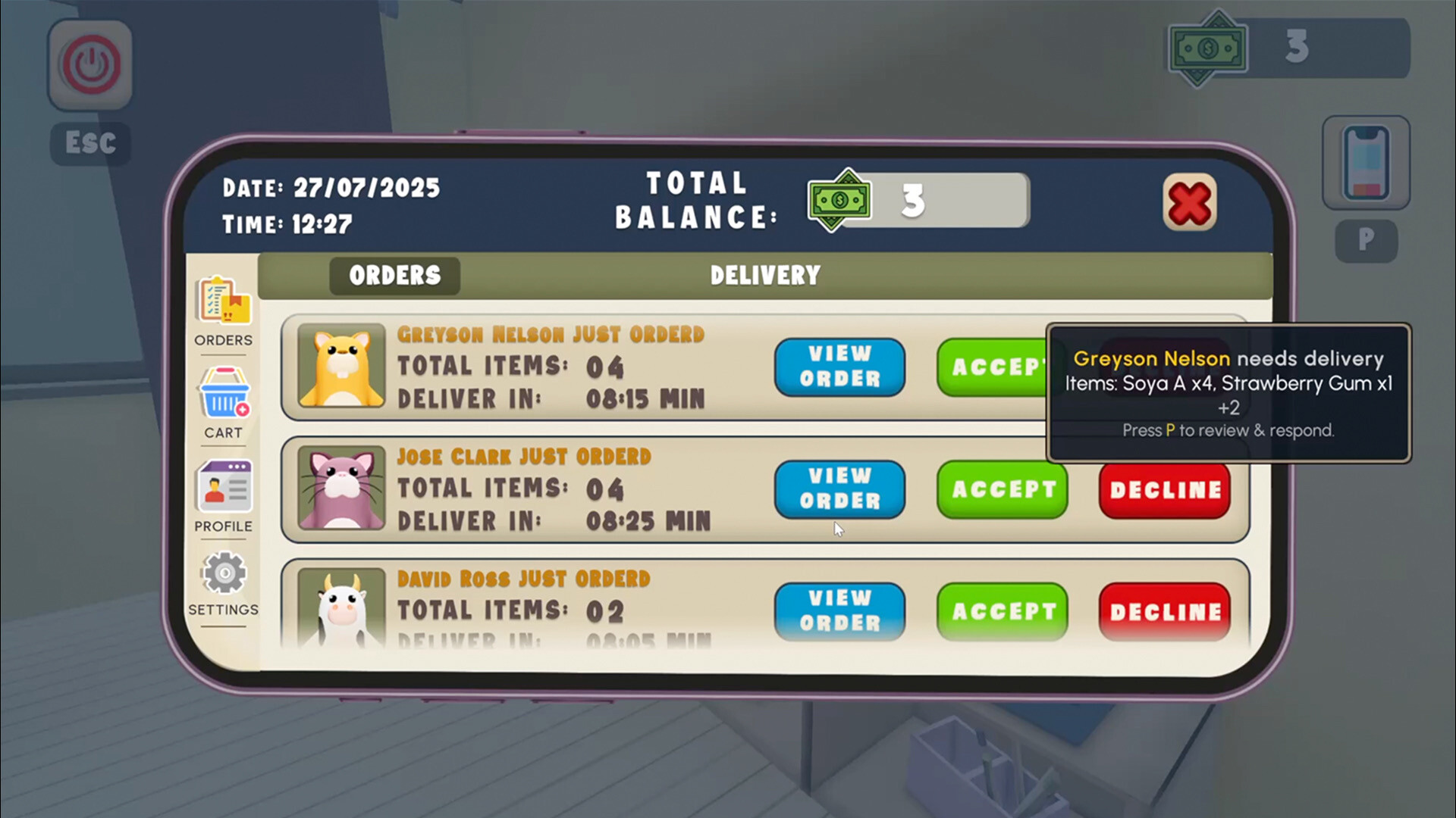 #1. Delive R us (Steam) Podle: Cyanimations LLC