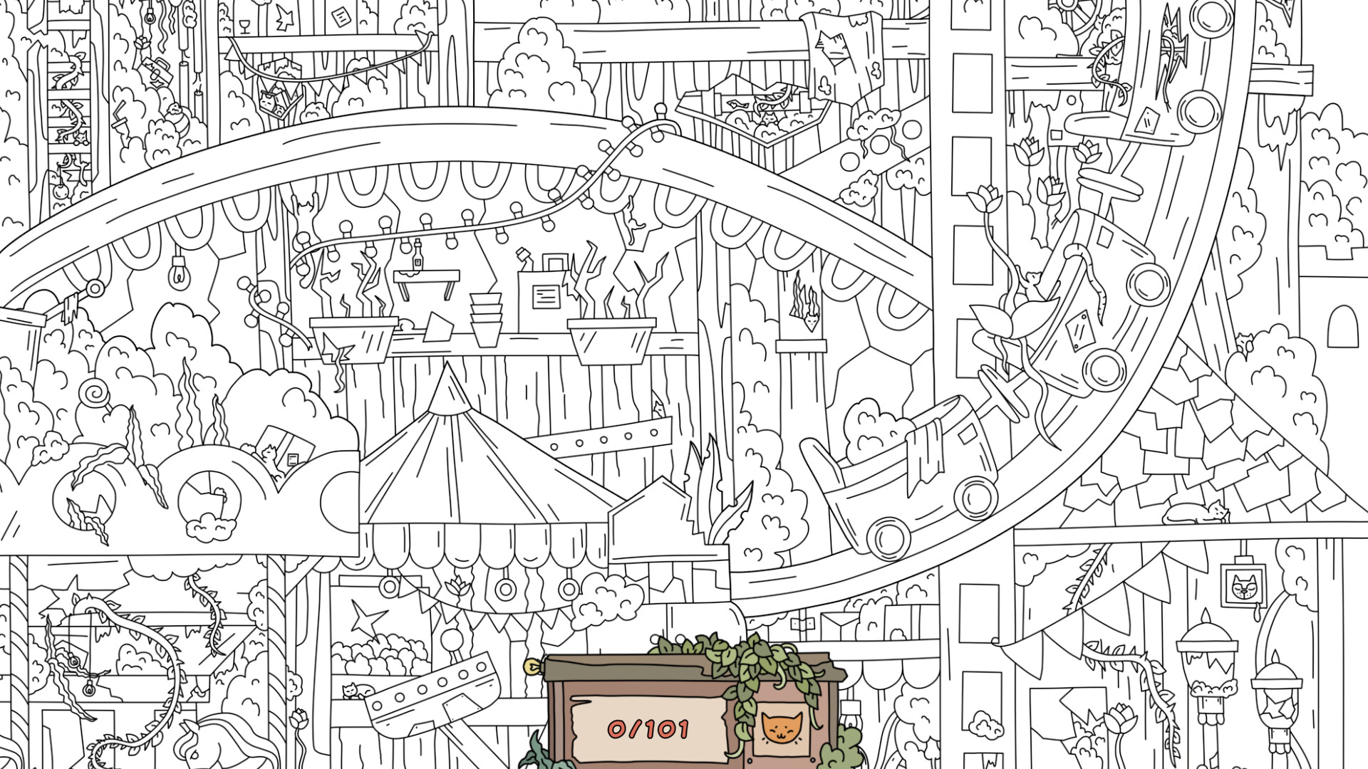 #4. Hidden Cats: Old Amusement Park (Steam) De: Adventure Awaits