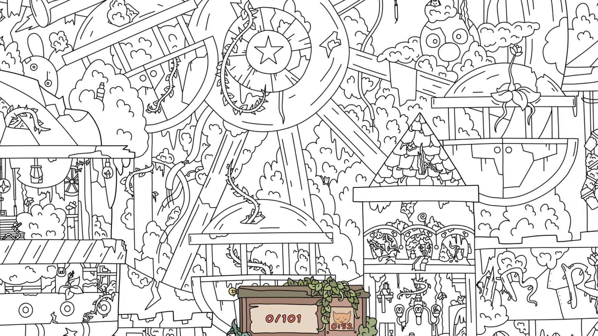 Hidden Cats: Old Amusement Park screenshot #2