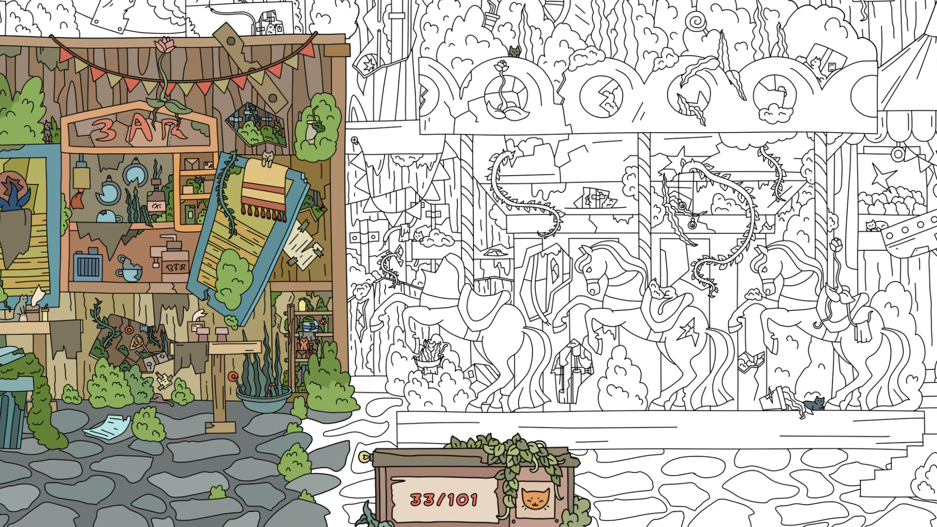 Hidden Cats: Old Amusement Park screenshot #5