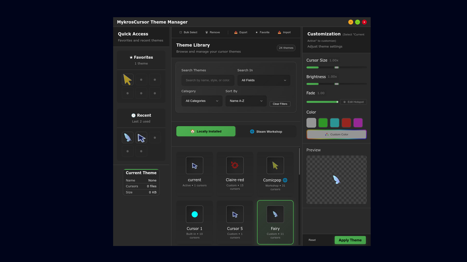 MykrosCursor screenshot #1