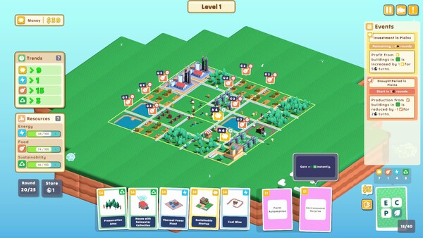 Eco City Planner game for Linux 1