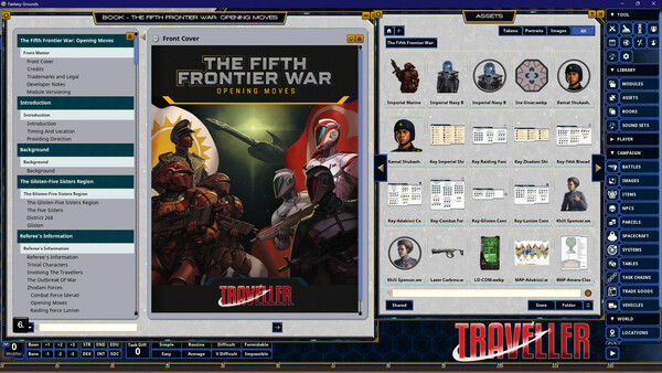 Fantasy Grounds - Traveller - The Fifth Frontier War: Opening Moves
