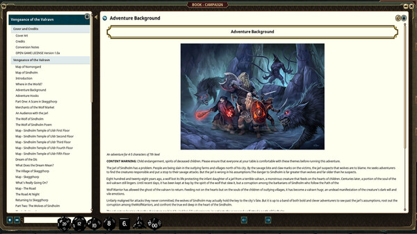 Fantasy Grounds - Thrones & Bones Adventure Book: Vengeance of the Valravn