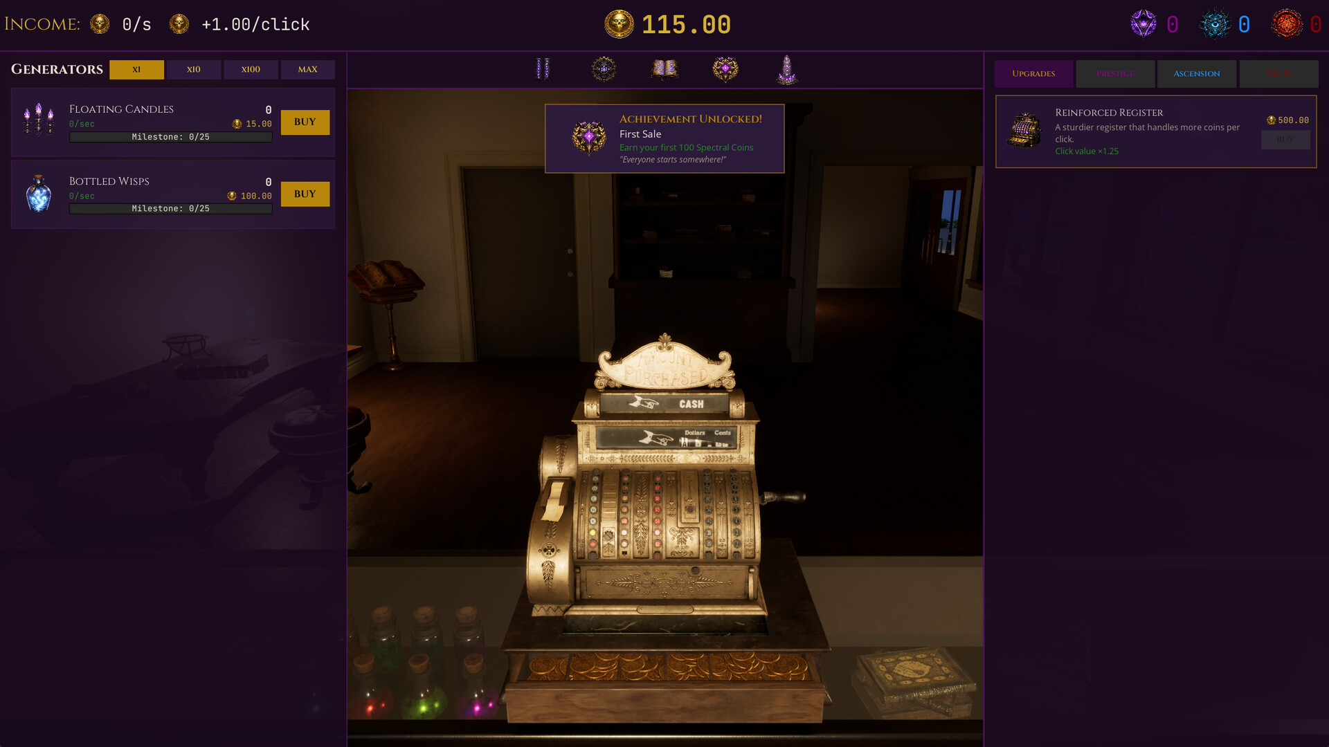 Occult Shop Clicker screenshot #1