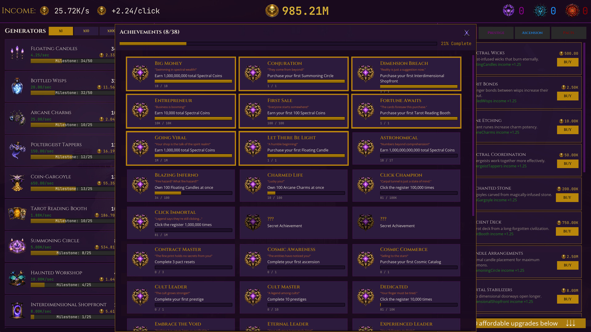 Occult Shop Clicker screenshot #3