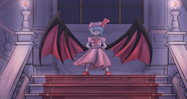 Screenshot 4 of Cursed Scarlet Mistresses: A Touhou Tale - final gameplay screenshot