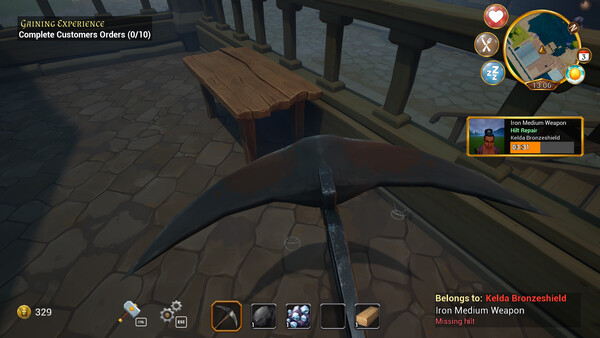 Heat 'n Hit: The Blacksmith Simulator.