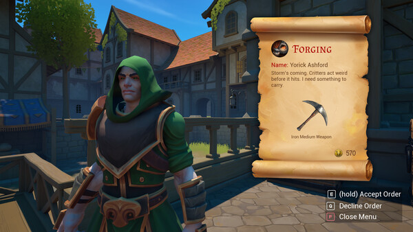 Heat 'n Hit: The Blacksmith Simulator.