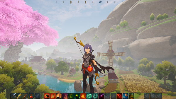 Screenshot of Awakening Saga gameplay showing in-action mechanics