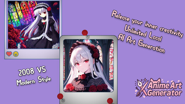 Скриншот из Anime Art Generator