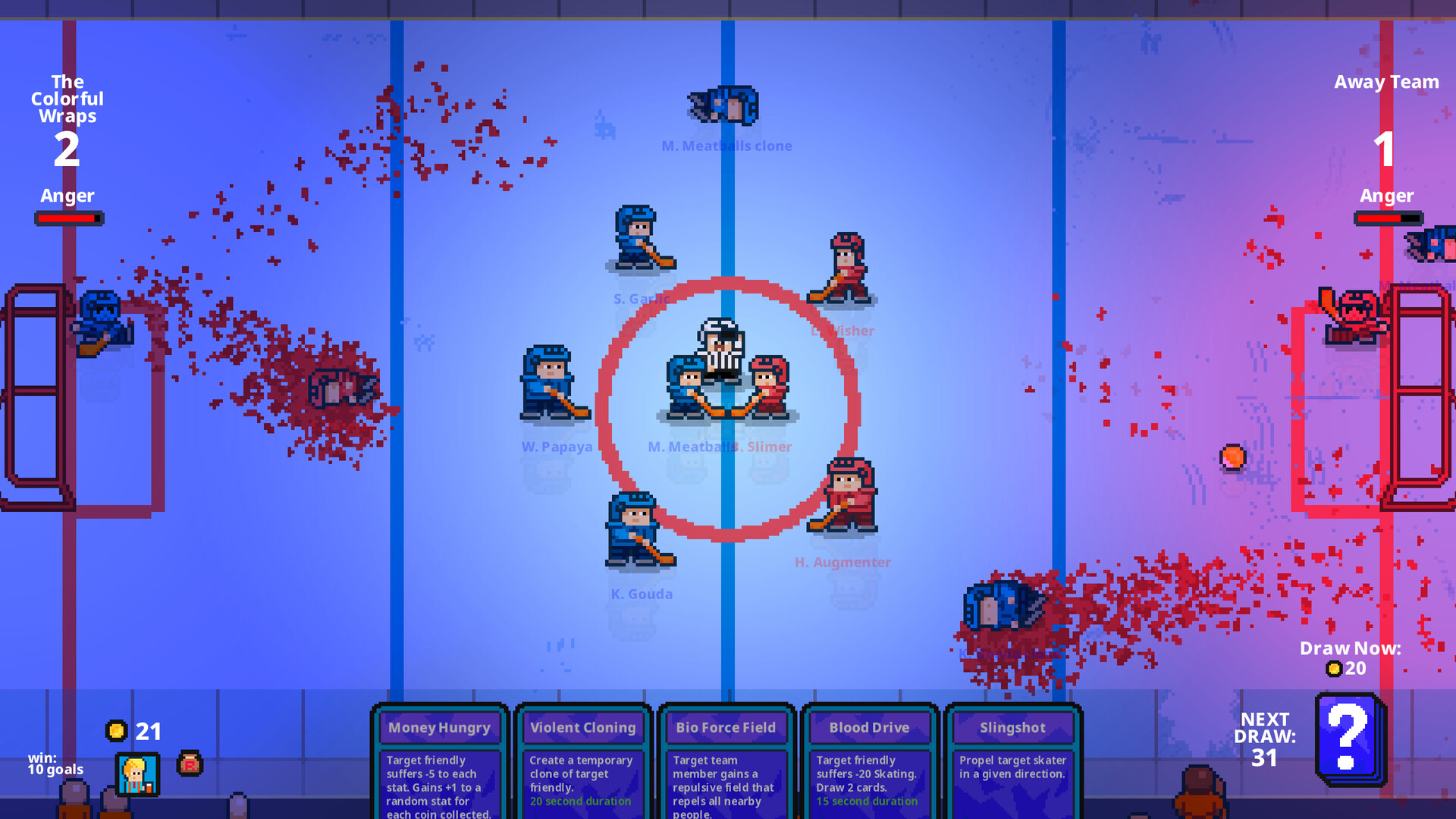 Super Blood Hockey: Rogue Manager screenshot #2