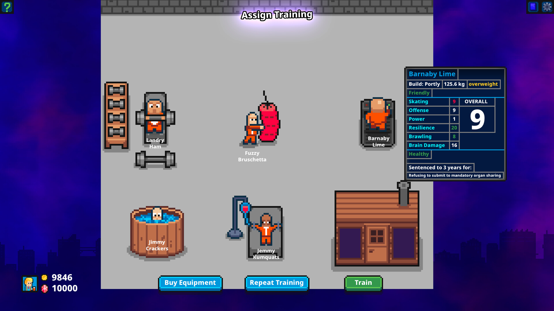 Super Blood Hockey: Rogue Manager screenshot 2