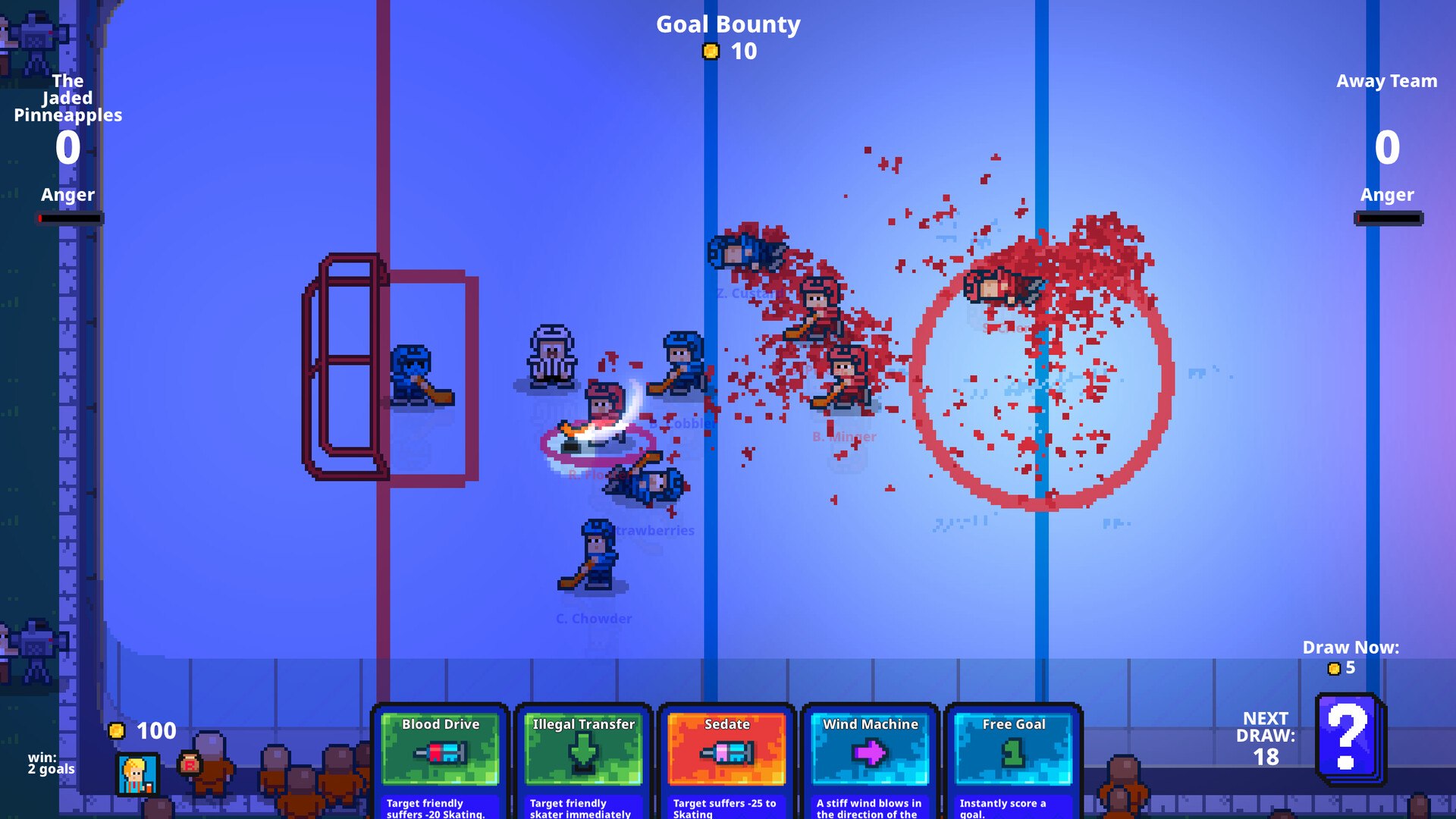 Super Blood Hockey: Rogue Manager screenshot 9