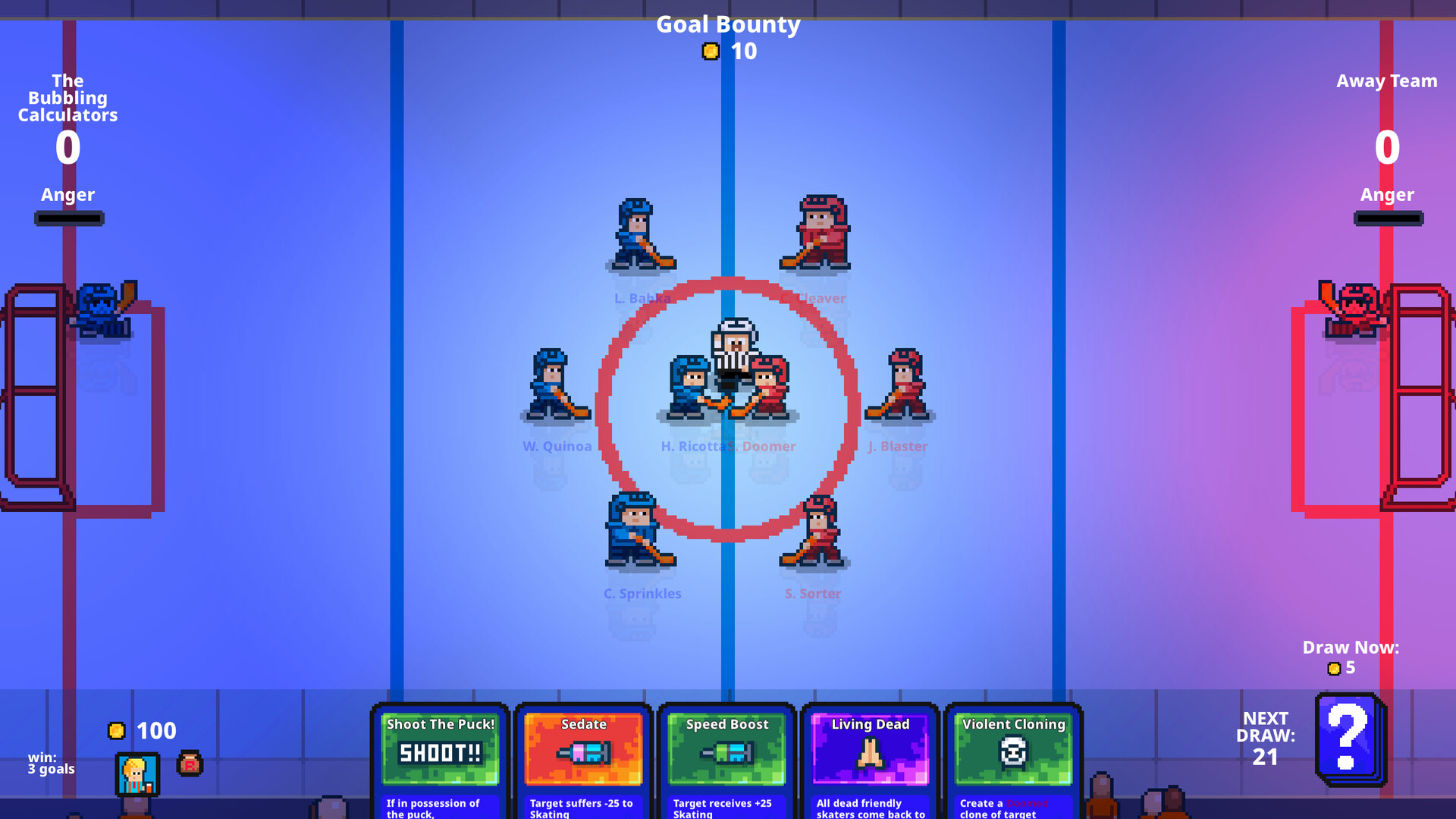 Super Blood Hockey: Rogue Manager screenshot 1