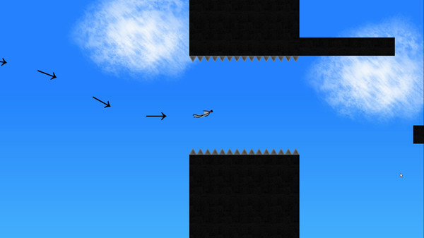 Screenshot of Red Tie Runner gameplay showing in-action mechanics