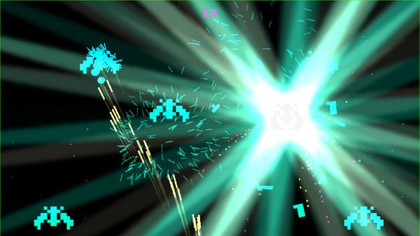 Screenshot z Void Invaders