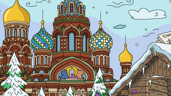  100 Cats Lost in Russia Find & Color — 5
