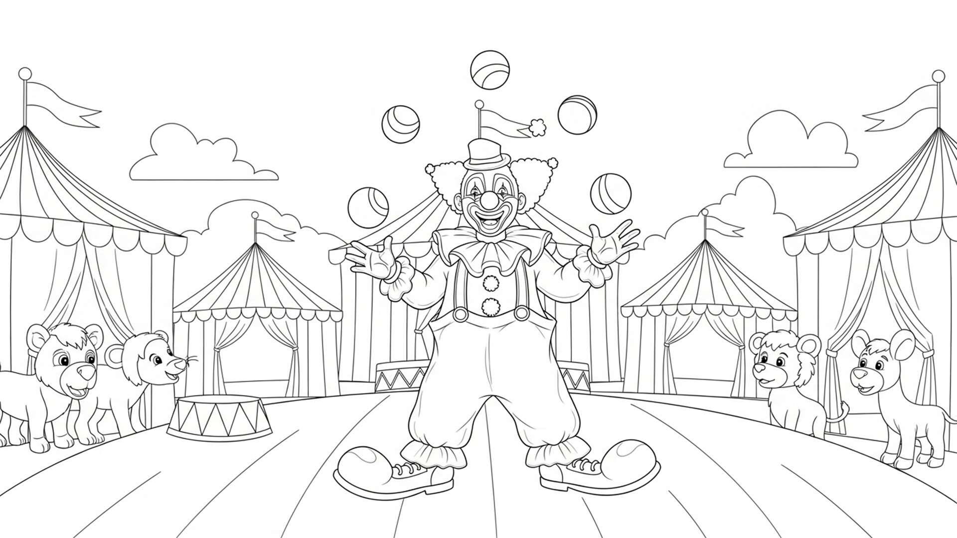 100 Cats Lost in Circus Escape screenshot #1