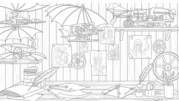Screenshot 3 of 100 Cats Lost in Da Vinci’s Workshop - more gameplay footage