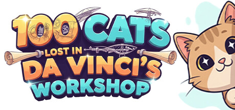 100 Cats Lost in Da Vinci’s Workshop cover art