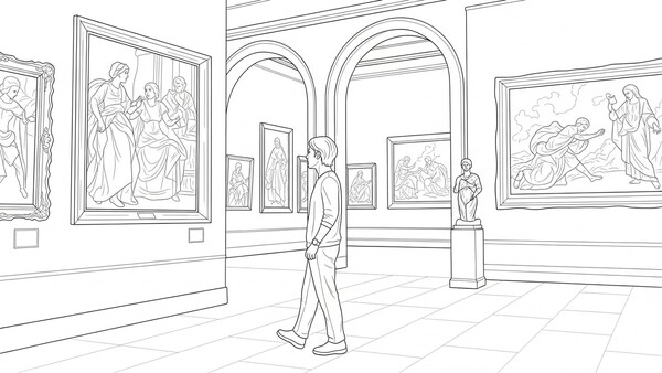 100 Cats Lost in Renaissance Gallery screenshot 4